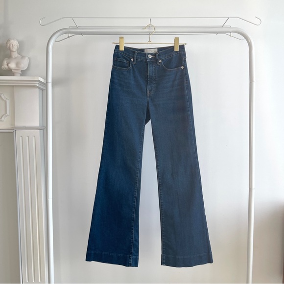 Everlane Denim - Everlane Modern Flare High Waist Blue Jeans